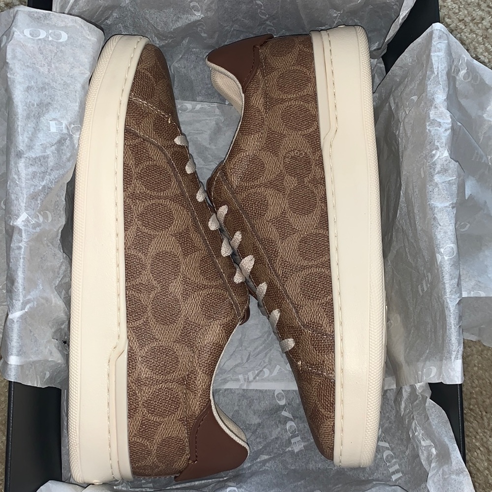 Coach Lowline Coated Canvas Sneaker Shoes